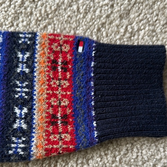 Tommy Hilfiger Colorful Striped Ski Lux Cotton Pullover Sweater Mens Small - Picture 8 of 8